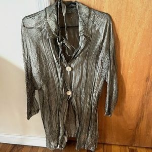 Country Road one size fits all grey steel jacket